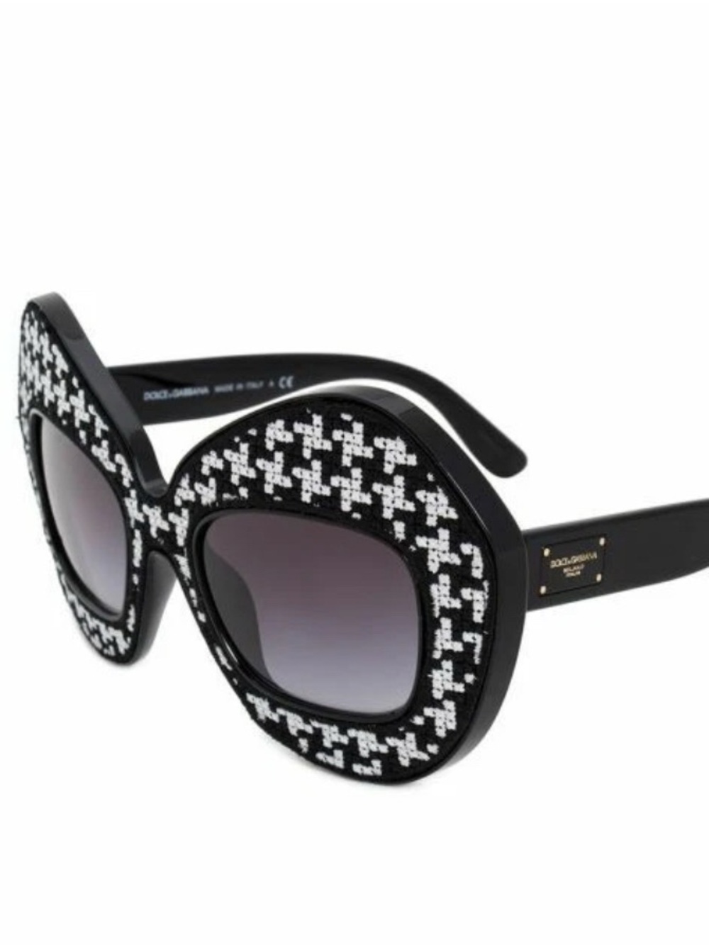 🛍️Dolce & Gabbana Authentic 2016 Vintage Limited Edition Houndstooth Sunglasses